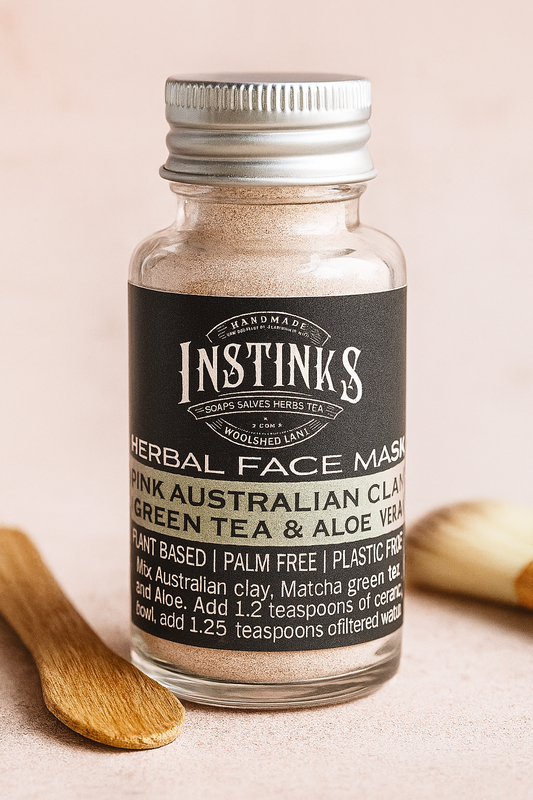 Dry Mix Face Mask Pink Australian Clay & Aloe Vera