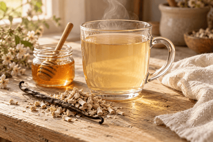 Honey and Vanilla Marshmallow Root Tea - Alpine Apothecary
