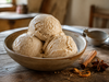 No-churn Alpine Chai ice cream with cinnamon, star anise and orange peel