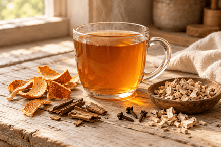 Orange and Cinnamon Marshmallow Root Tea - Alpine Apothecary