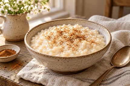 Rose and Green Tea Rice Pudding - Alpine Apothecary