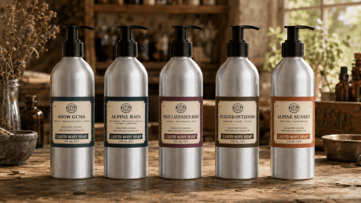 Natural Liquid Hand & Body Soap - Alpine Apothecary