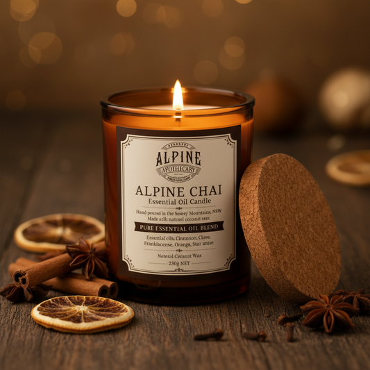 Alpine Chai Amber Jar Candle