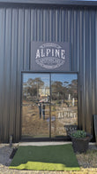 Alpine Apothecary farm shop entrance in the Snowy Mountains