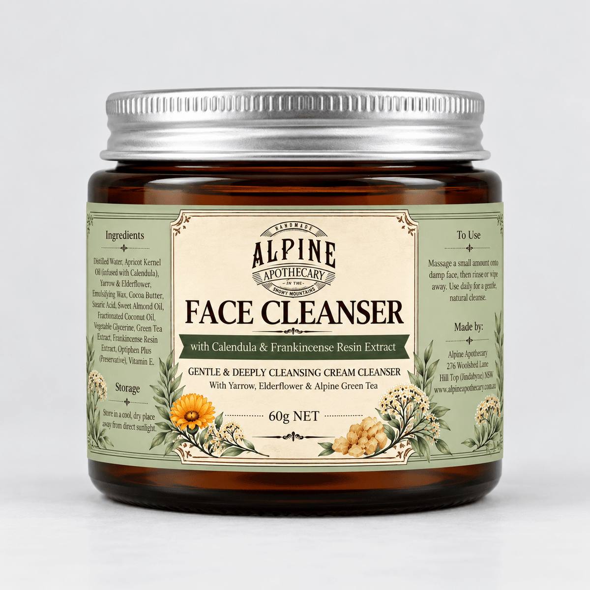 Alpine Botanical Face Cleanser — 60 g | Pre-order - Alpine Apothecary
