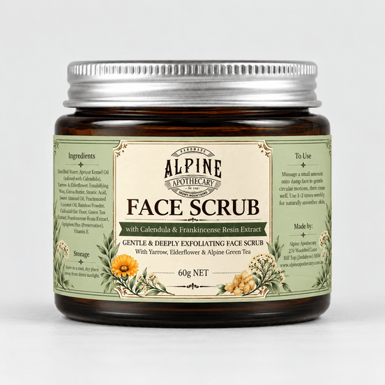 Alpine Botanical Face Scrub — 60 g | Pre-order - Alpine Apothecary