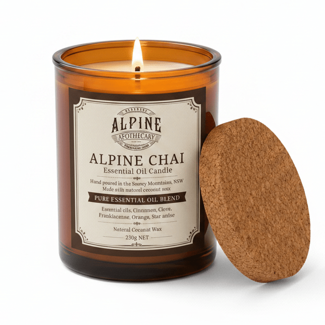 Alpine Chai Amber Jar Candle - Alpine Apothecary