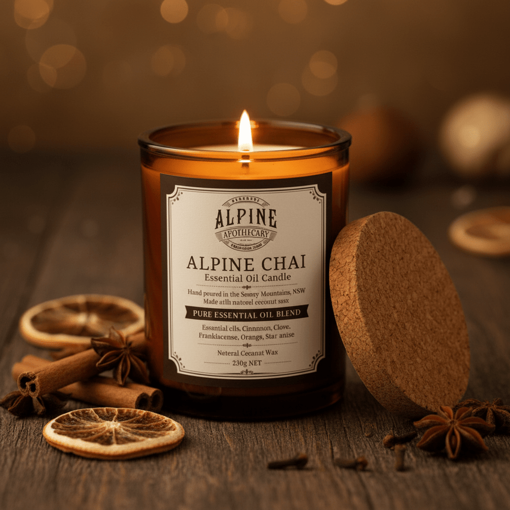 Alpine Chai Amber Jar Candle - Alpine Apothecary