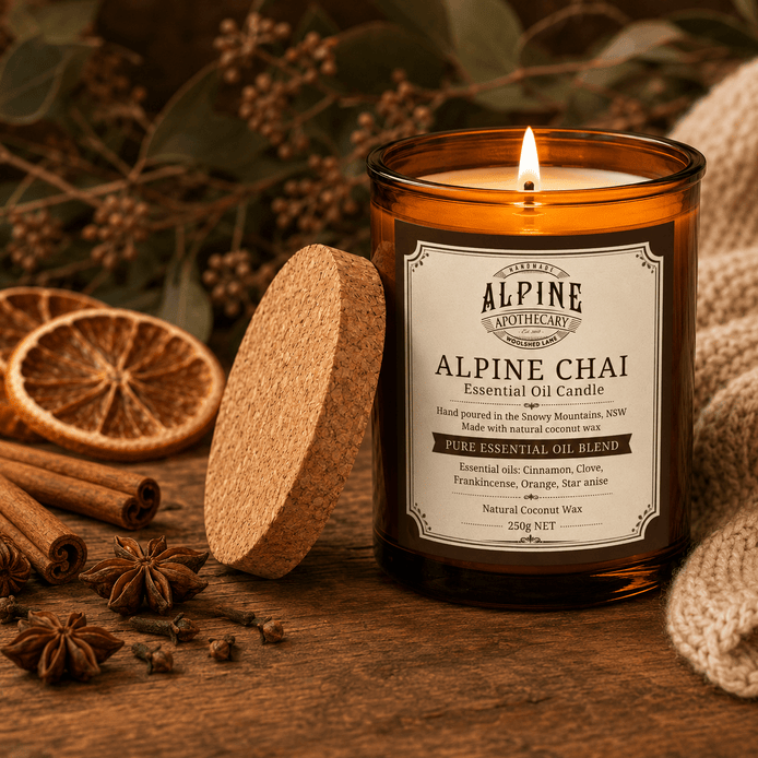 Alpine Chai Amber Jar Candle - Alpine Apothecary