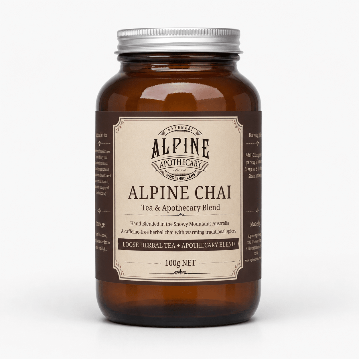 Alpine Chai Herbal Tea Blend - Alpine Apothecary