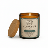 Alpine Rain Amber Jar Candle - Alpine Apothecary