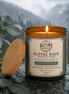 Alpine Rain Amber Jar Candle - Alpine Apothecary
