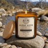 Alpine River Amber Jar Candle - Alpine Apothecary