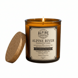 Alpine River Amber Jar Candle - Alpine Apothecary