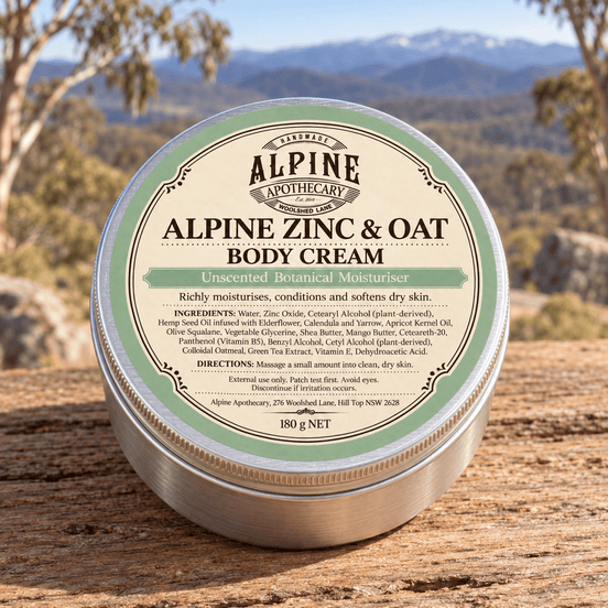 Alpine Zinc & Oat Body Cream - Alpine Apothecary