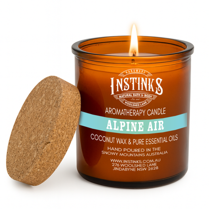Alpine Air Amber Jar Candle