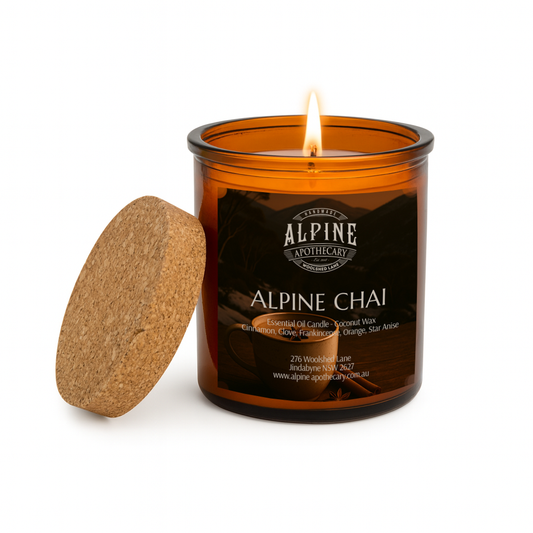 Alpine Chai Amber Jar Candle