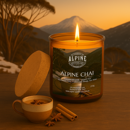 Alpine Chai Amber Jar Candle