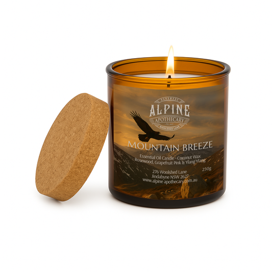 Mountain Breeze Amber Jar Candle
