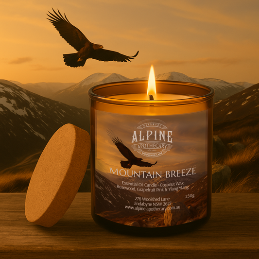 Mountain Breeze Amber Jar Candle