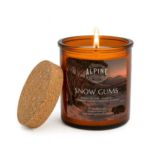 Snow Gums Amber Jar Candle