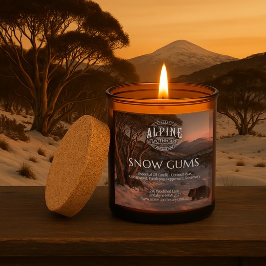 Snow Gums Amber Jar Candle