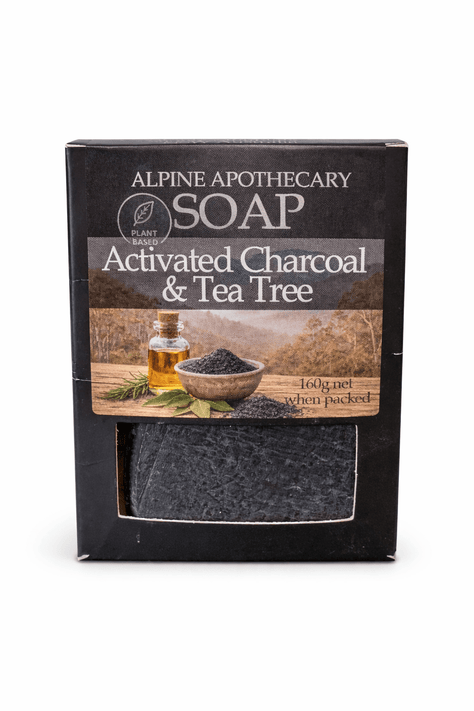 Charcoal & Tea Tree Oil Soap - Alpine Apothecary
