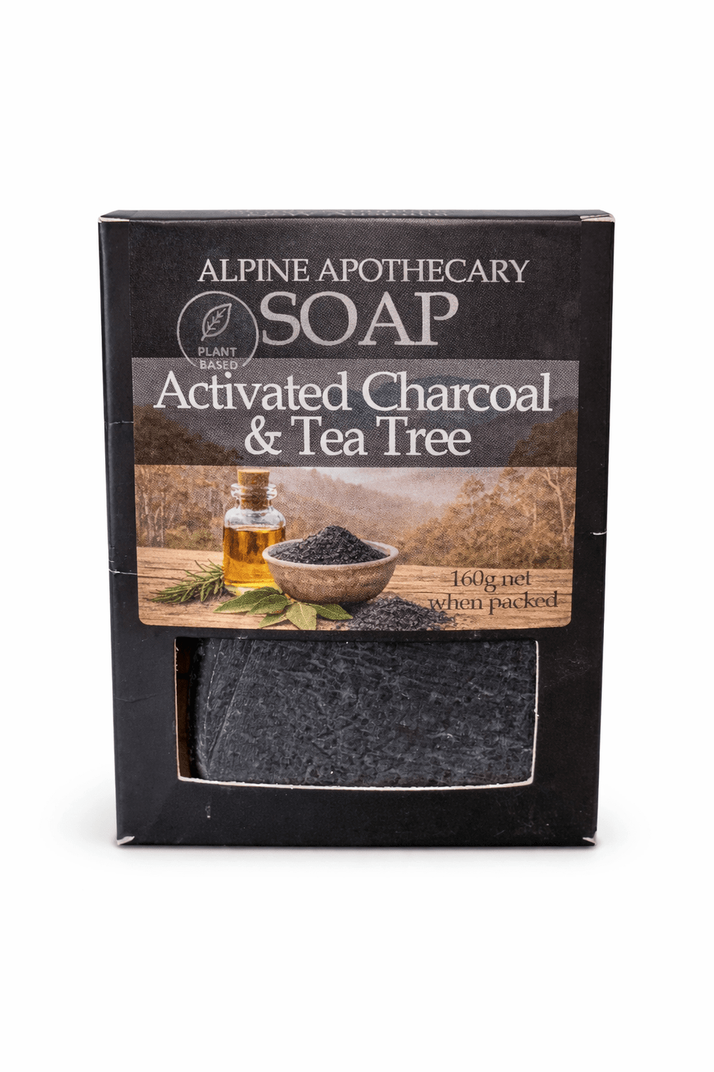 Charcoal & Tea Tree Oil Soap - Alpine Apothecary