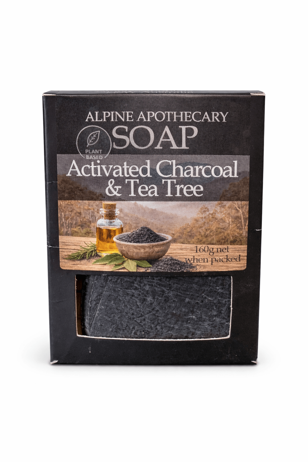 Charcoal & Tea Tree Oil Soap - Alpine Apothecary