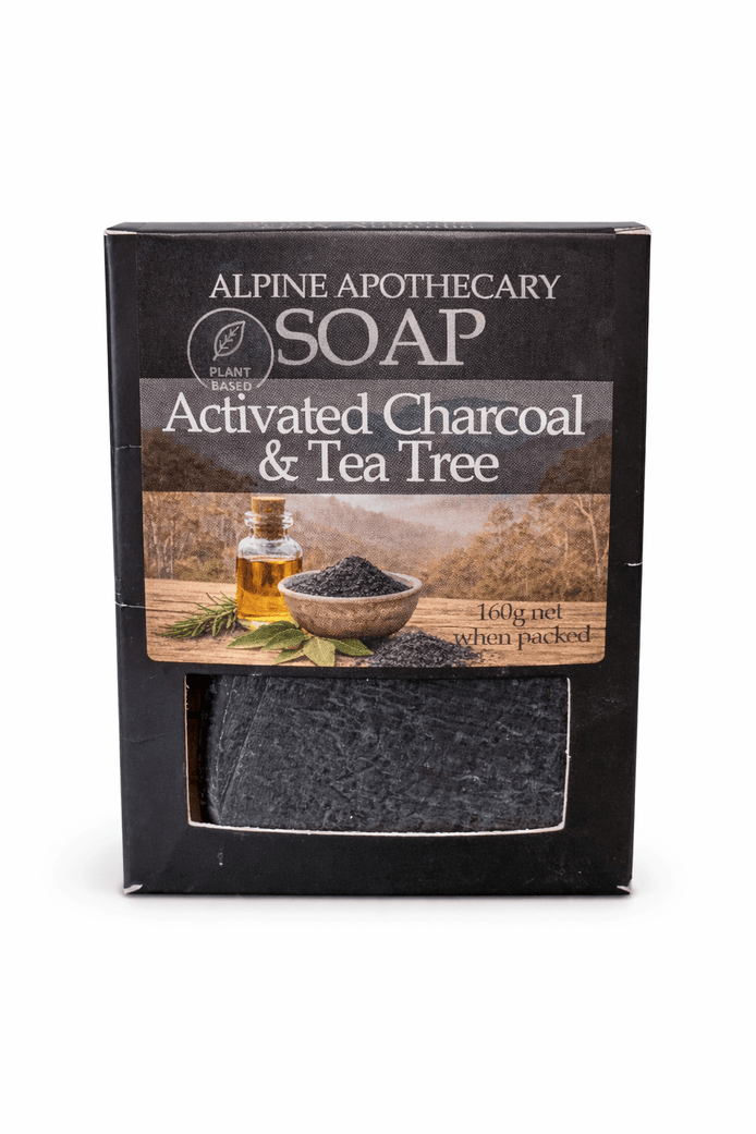 Charcoal & Tea Tree Oil Soap - Alpine Apothecary