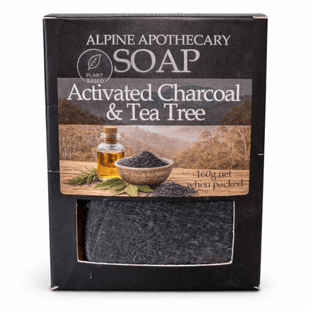 Charcoal & Tea Tree Oil Soap - Alpine Apothecary