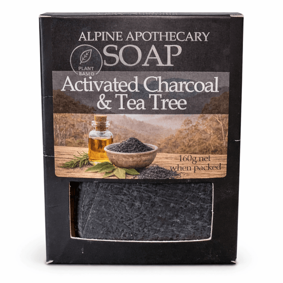 Charcoal & Tea Tree Oil Soap - Alpine Apothecary