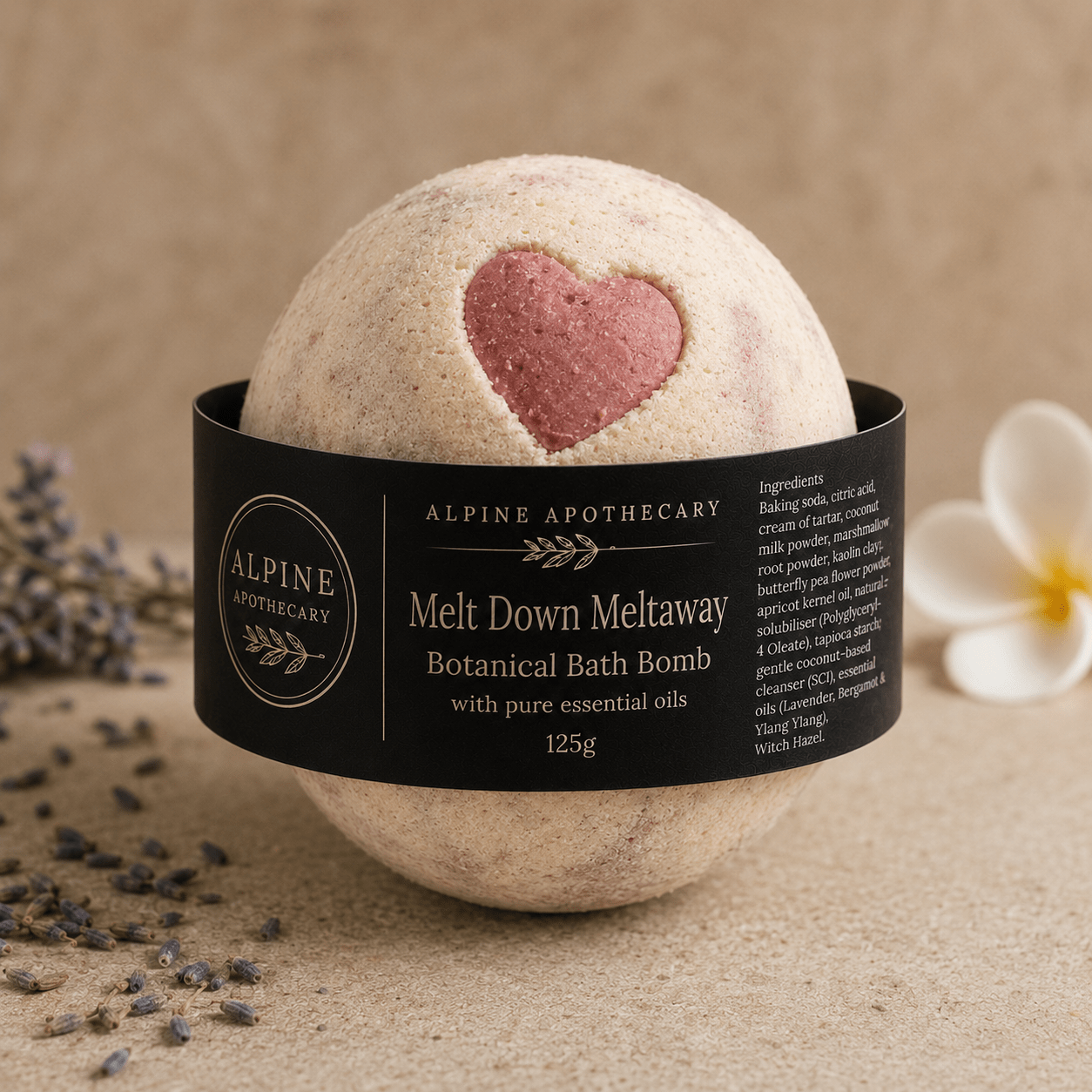 Melt Down Meltaway Bath Bomb - Alpine Apothecary