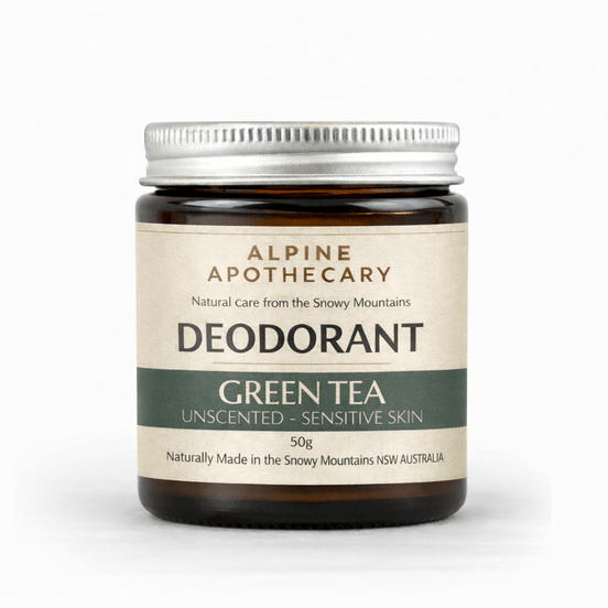 Alpine Green Tea Natural Deodorant Cream - Alpine Apothecary
