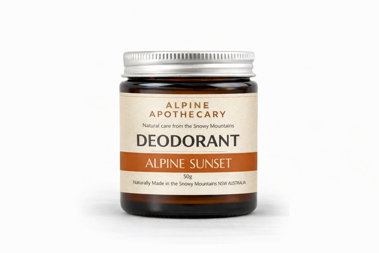 Alpine Sunset Natural Deodorant Cream - Alpine Apothecary