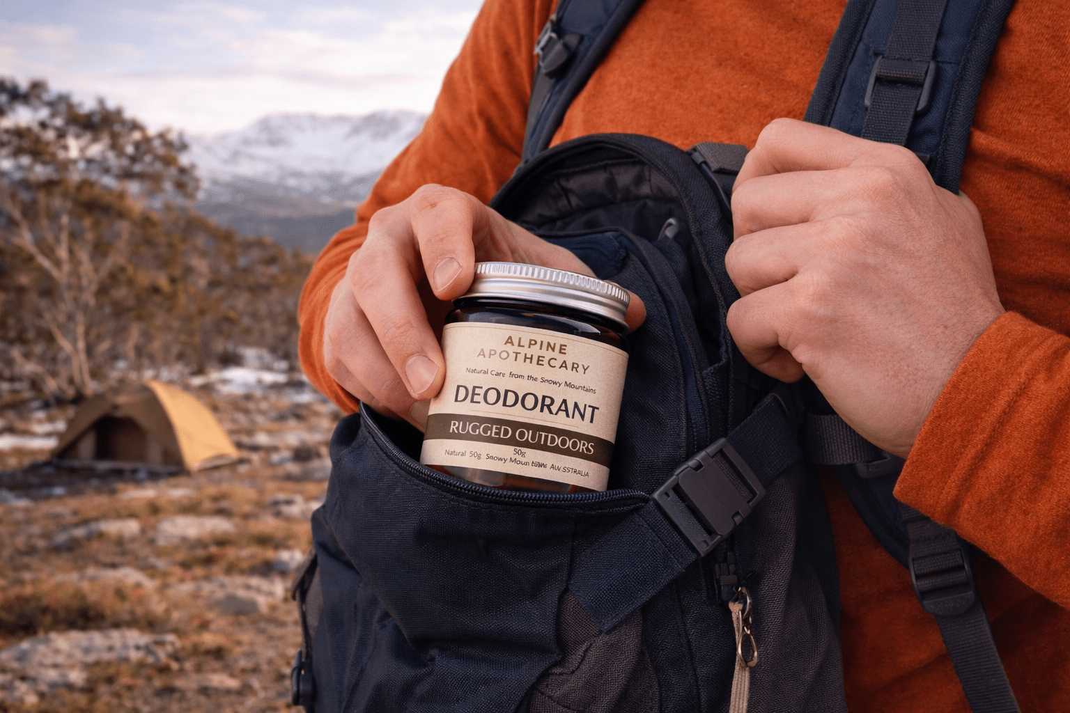 Rugged Outdoors Natural Deodorant Cream - Alpine Apothecary