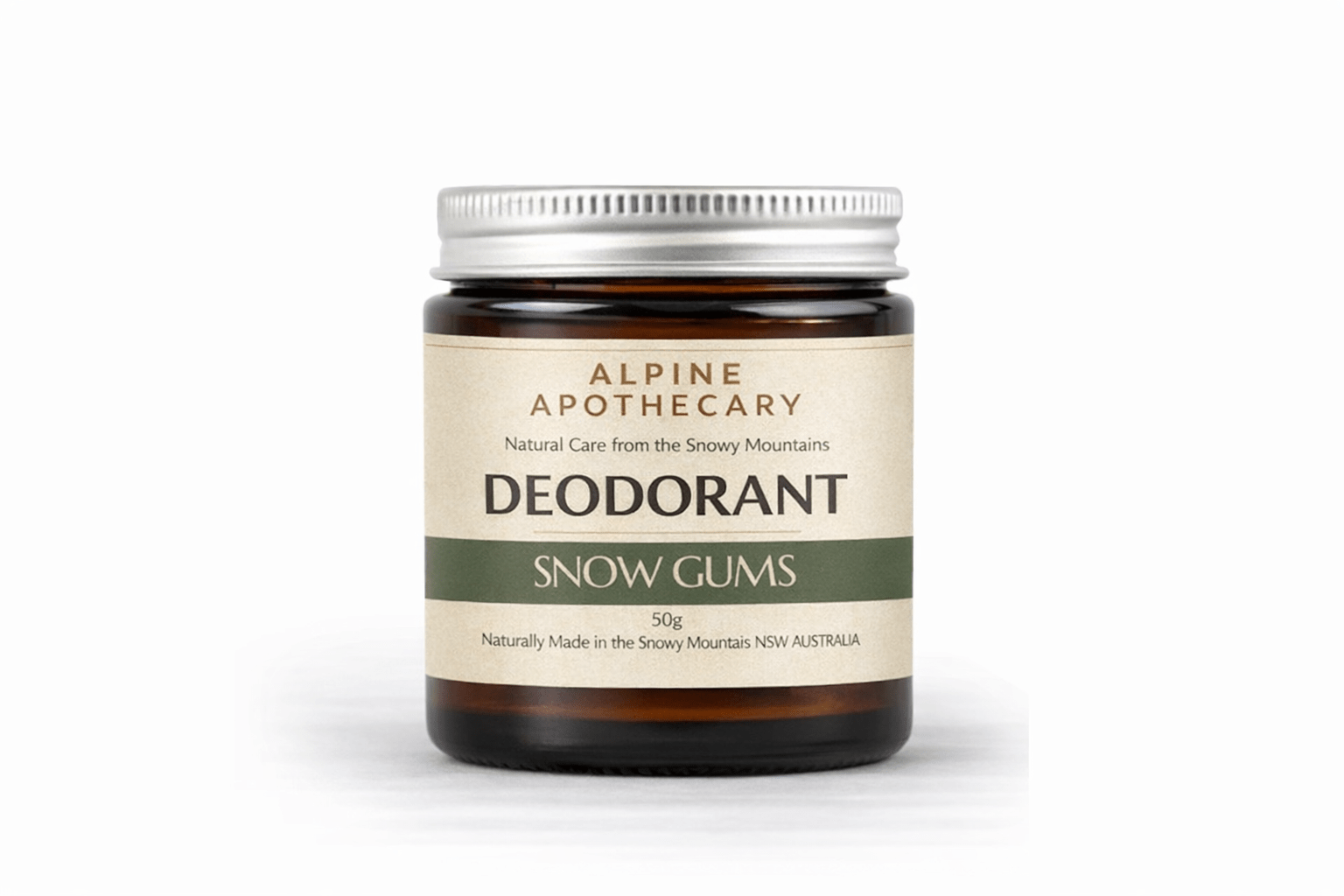 Snow Gums Natural Deodorant Cream - Alpine Apothecary