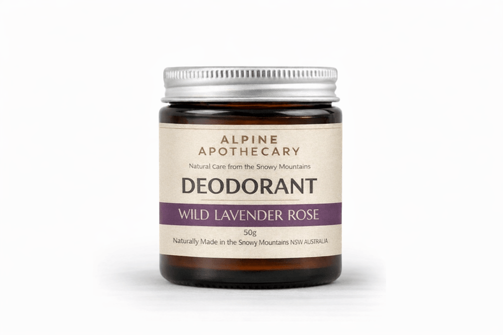 Wild Lavender Rose Natural Deodorant Cream - Alpine Apothecary
