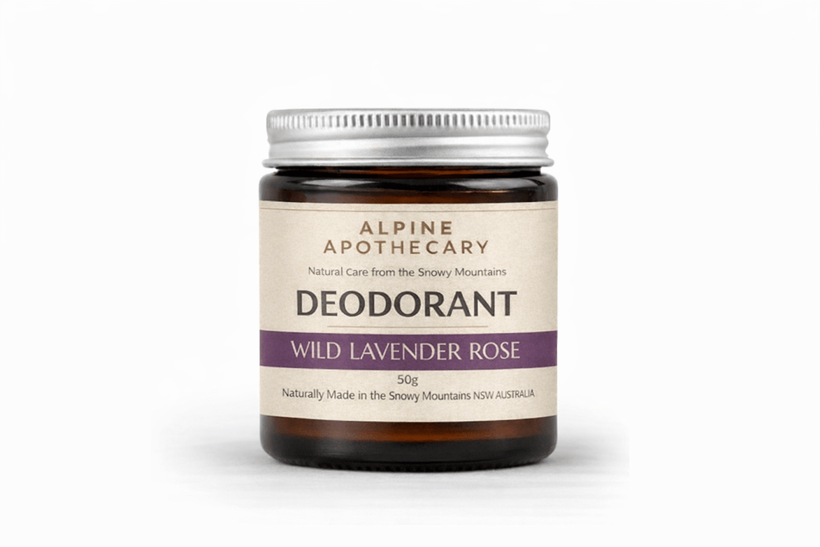 Wild Lavender Rose Natural Deodorant Cream - Alpine Apothecary