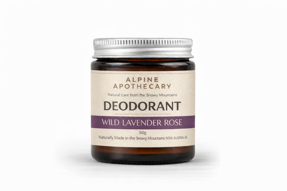 Wild Lavender Rose Natural Deodorant Cream - Alpine Apothecary