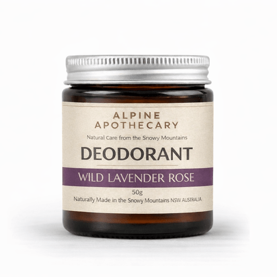 Wild Lavender Rose Natural Deodorant Cream - Alpine Apothecary