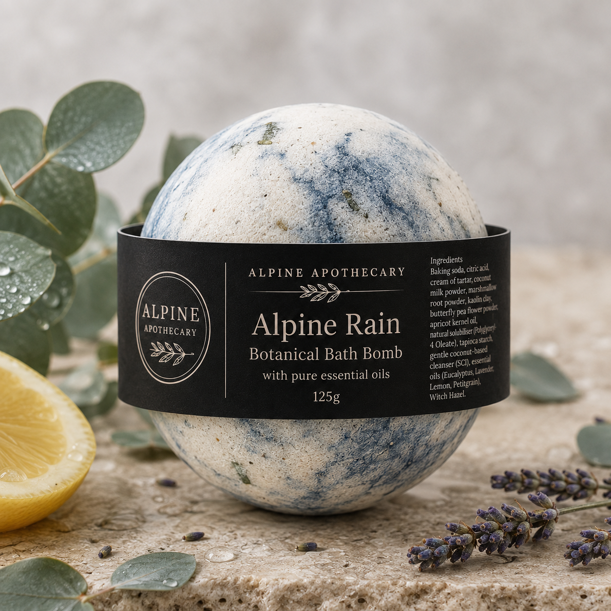 Alpine Rain Bath Bomb