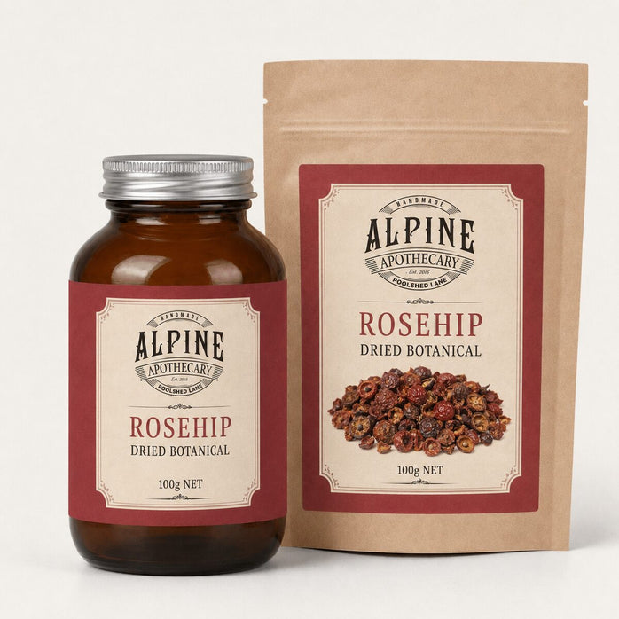 Rosehip amber jar and refill pouch