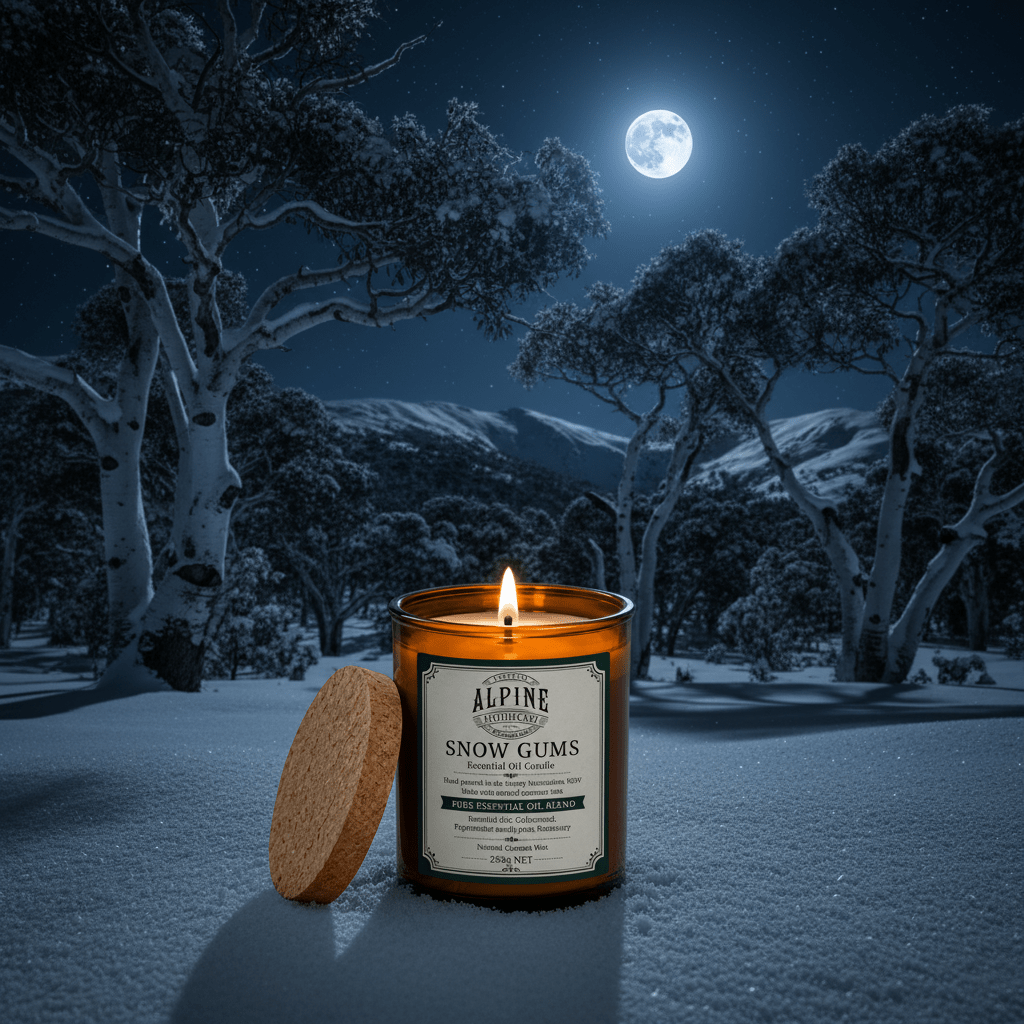 Snow Gums Amber Jar Candle - Alpine Apothecary