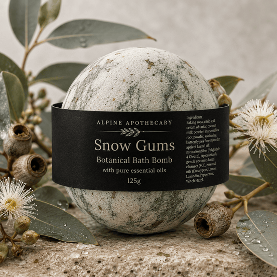 Snow Gums Bath Bomb - Alpine Apothecary