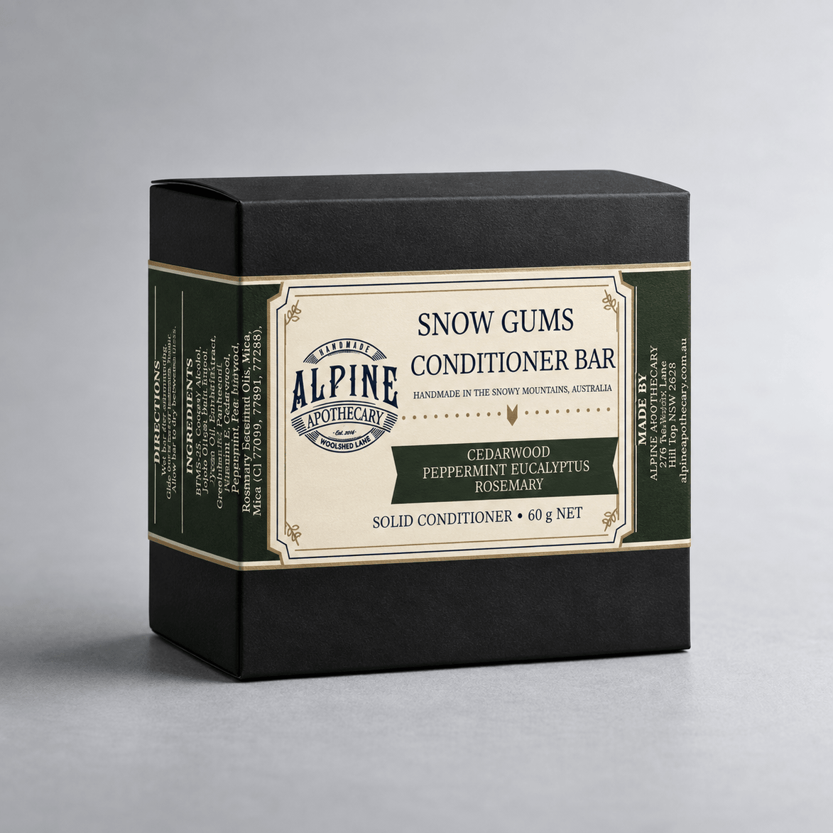 Snow Gums Conditioner Bar - Alpine Apothecary