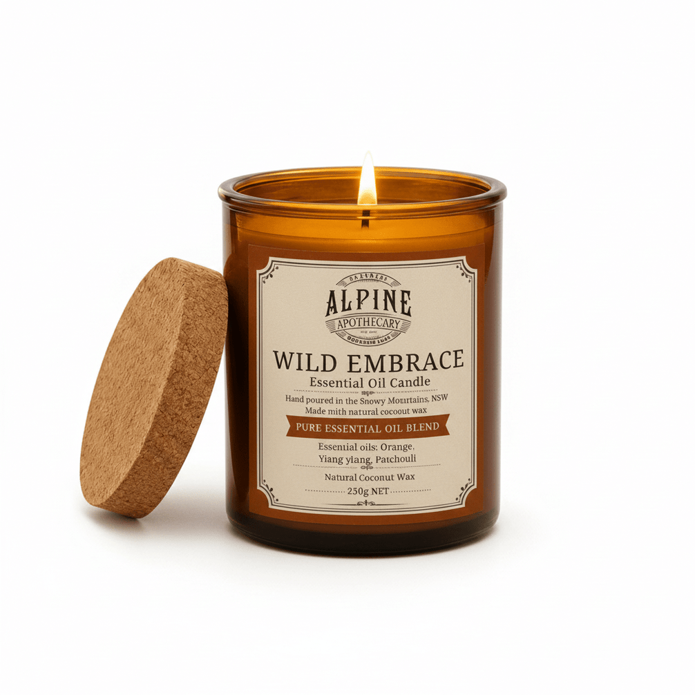 Wild Embrace Amber Jar Candle - Alpine Apothecary