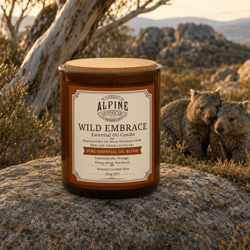 Wild Embrace Amber Jar Candle - Alpine Apothecary