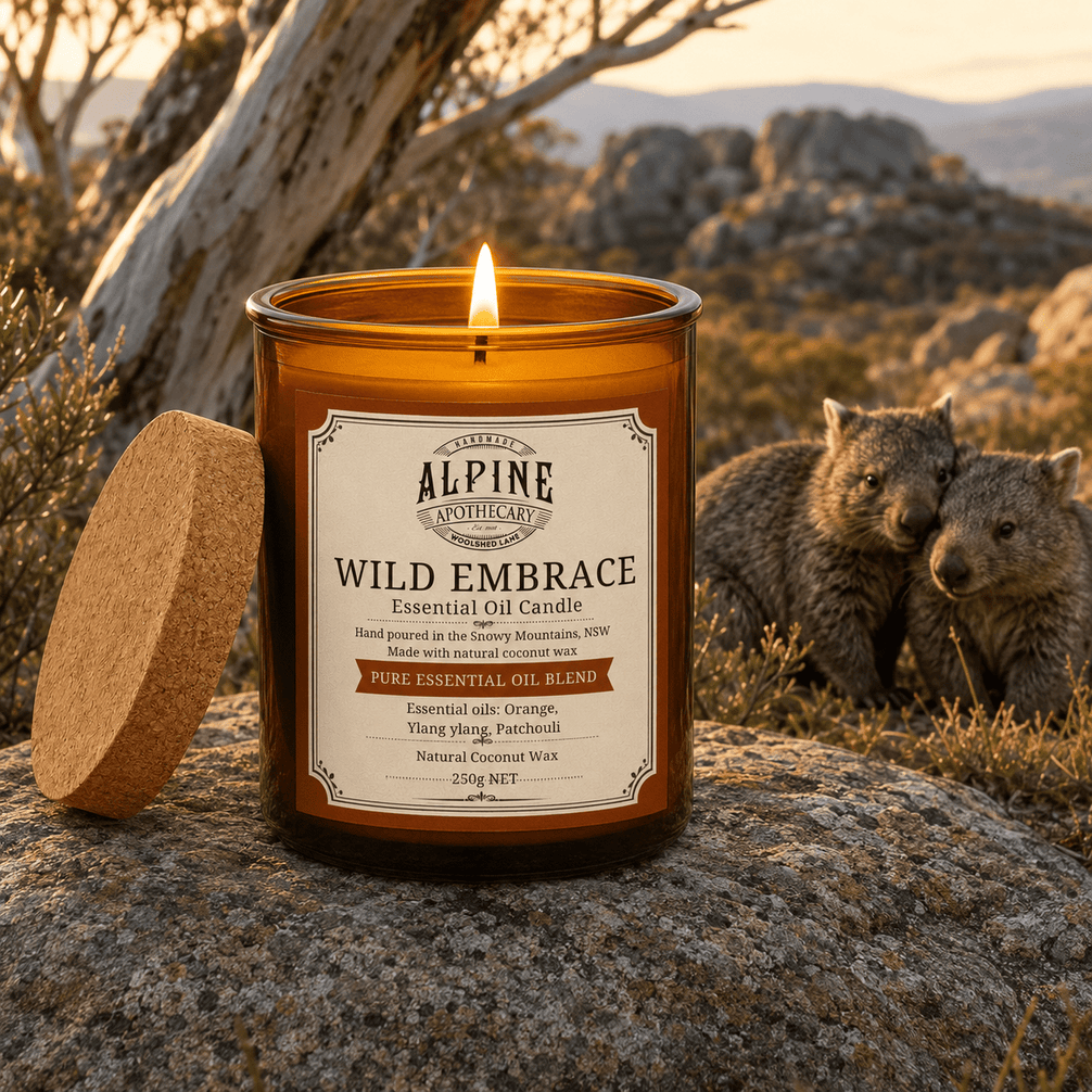 Wild Embrace Amber Jar Candle - Alpine Apothecary