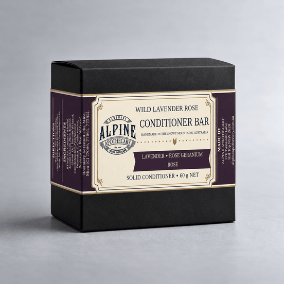 Wild Lavender Rose Conditioner Bar - Alpine Apothecary